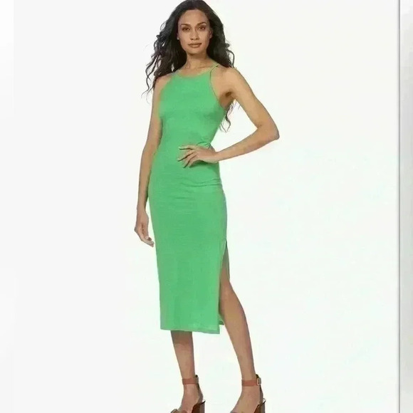 FRAME - CAMI TANK DRESS - Grass Green NWT Sz XS - Picture 5 of 11